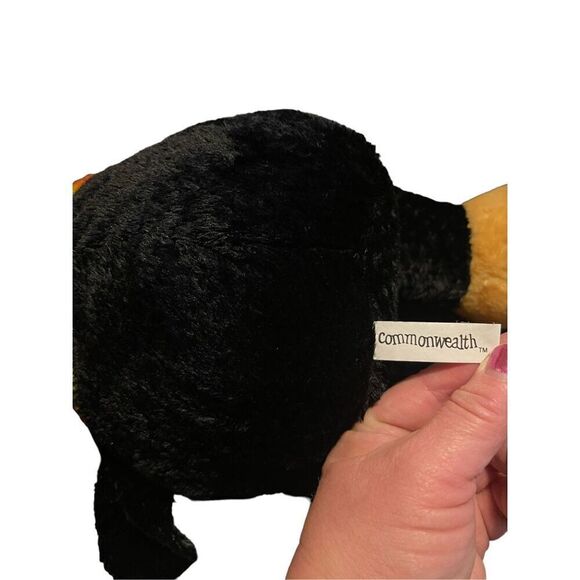 Commonwealth Plush Multicolor Stuffed Penguin with Red Ear Muffs Plaid Scarf 18” - Picture 7 of 13